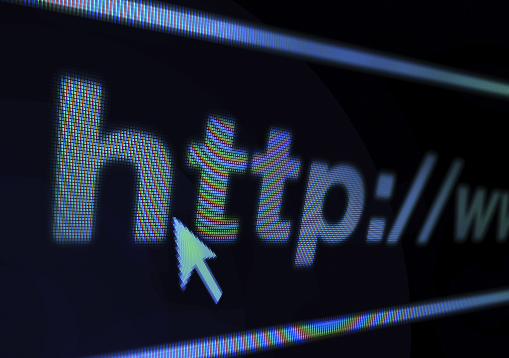 Imagen de cursor en barra de navegación. Registro de marcas.